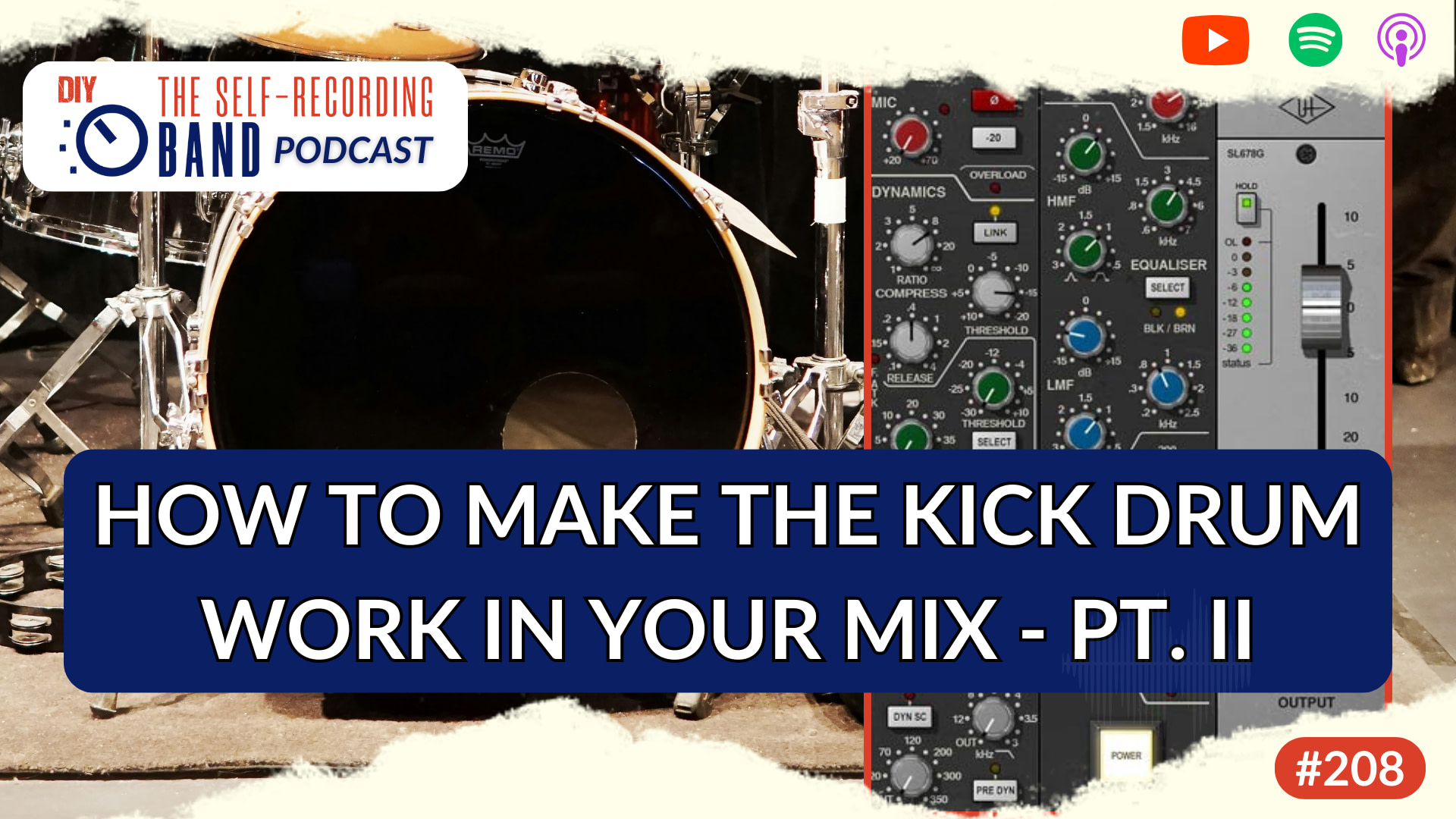 How to make the kick drum work in your mix