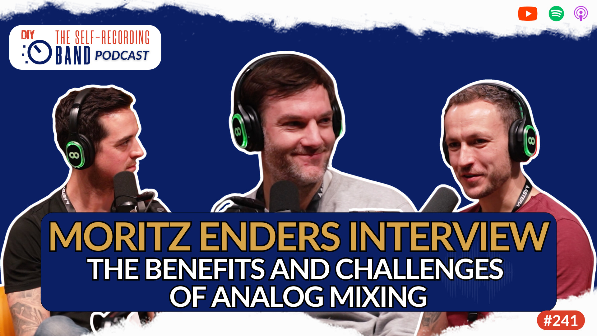 241: Moritz Enders Interview: The Analog Mixing Workflow